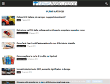 Tablet Screenshot of newsassicurazioni.it